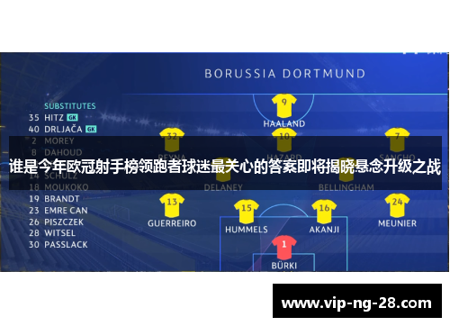 谁是今年欧冠射手榜领跑者球迷最关心的答案即将揭晓悬念升级之战